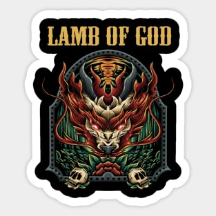 LAMB OF GOD BAND Sticker